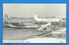 EAST MIDLANDS INTERNATIONAL AIRPORT APRIL 1988.POSTCARD