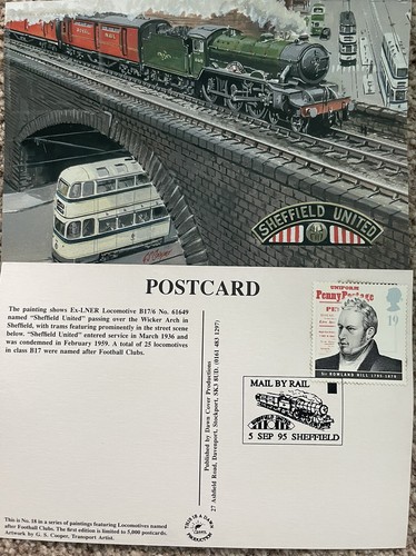 Sheffield united mail rail - united, by