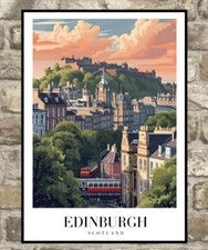 Large size Vintage Edinburgh