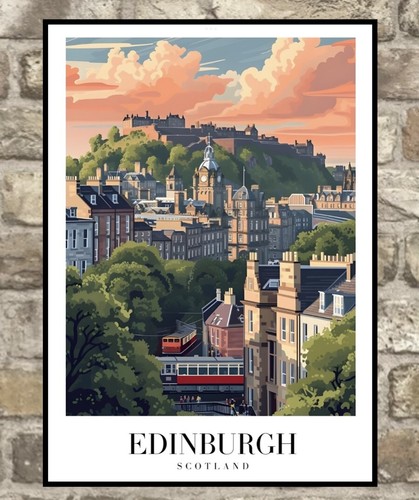 Large size vintage edinburgh - vintage,