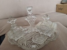Vintage cut glass crystal