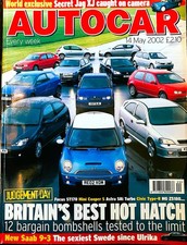 AUTOCAR MAGAZINE 14-MAY-02 -
