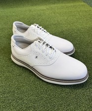 Footjoy Traditions Spiked Golf Shoes 57903K White Size UK 10 EUR 44.5