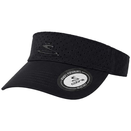 Cobra snake black golf visor - snake,