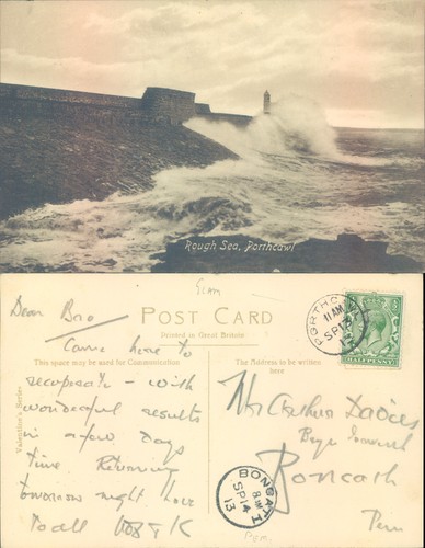 Rough sea porthcawl glamorgan - rough,