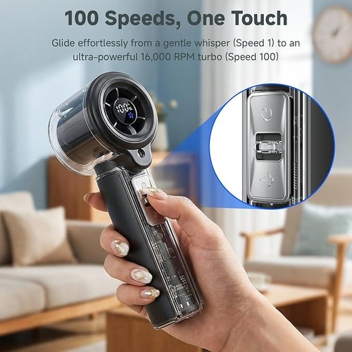 Portable handheld fan with - portable,