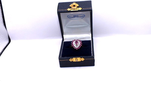 Vintage 9ct gold ruby - vintage,