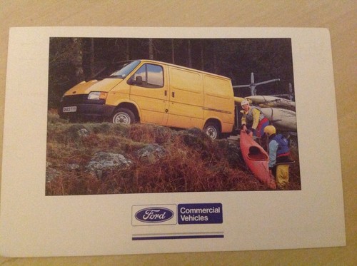 Used postcard ford transit - used,