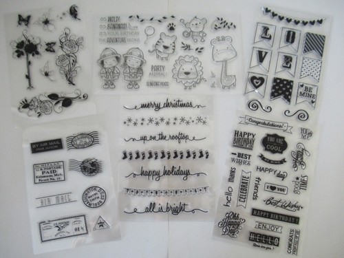 Types clear acrylic stamps - types,