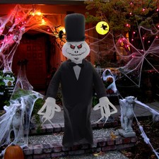 Adult Halloween Inflatable Ghost Costume Cosplay Fancy Dress Outfit Blow Up Suit