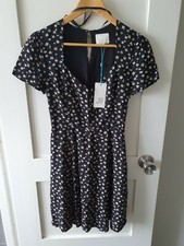 NEW JOY Louche Shauna floral ditsy dress Size 8 RRP £45