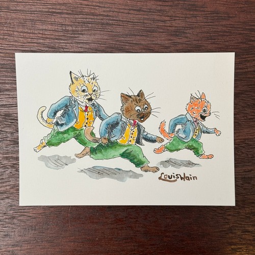 Louis wain suited cats - suited,