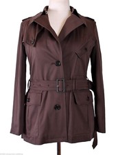 AQUASCUTUM Brown Cotton Trench