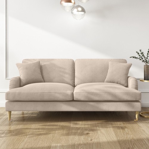 Beige fabric seater - fabric, and