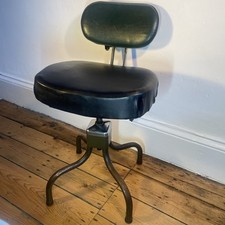 Vintage Evertaut Chair Factory Office Seat Swivel Chair Machinists Chair