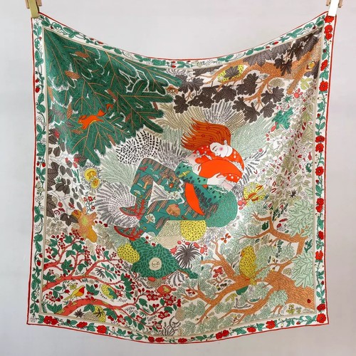 Mulberry silk scarf - scarf, in