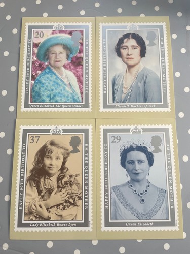 Royal postcard stamp set - of, 4