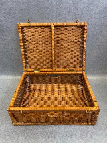 Solid rattan storage chest - rattan,