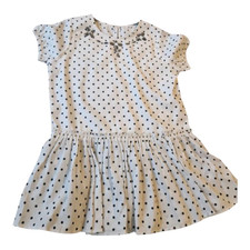 Girls Cream Polka Dot Dress 1-5Y | Nutmeg