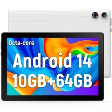 2025 Newest Android 14 Tablet 64GB ROM (1TB TF) 10 inch WiFi 5000mah Dual Camera