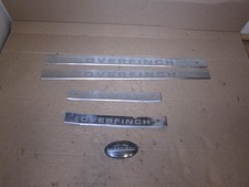 Range Rover L322 3.6 Overfinch Chrome Door Sill Step Trim Cover set