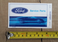 FORD SERVICE PARTS CAR (GT40) Original STICKER / AUTOCOLLANT (unused)