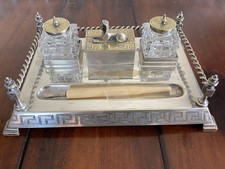 ANTIQUE SILVER PLATE ART DECO