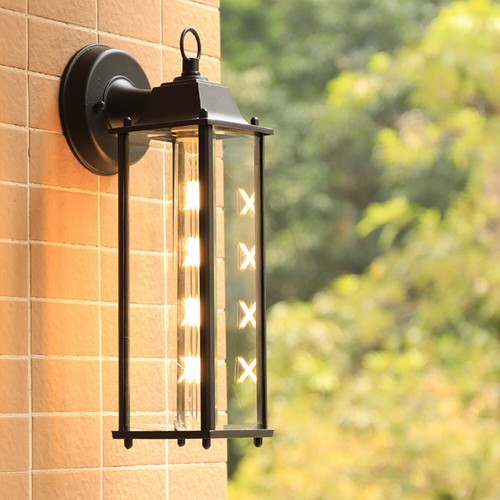Long garden metal wall - metal,