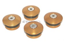 DUCATI MONSTER 600 750 900 Billet Alloy FRAME PLUG SET GOLD CTMOTO