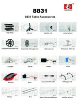 SH 8831 RAPID Z Series 2.4GHz 4 Ch Helicopter Complete Range of Spares Parts UK