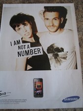 SAMSUNG TOCCO LITE MOBILE MEGAPIXEL CAMERA 2009 ADVERT A4 FILE 43