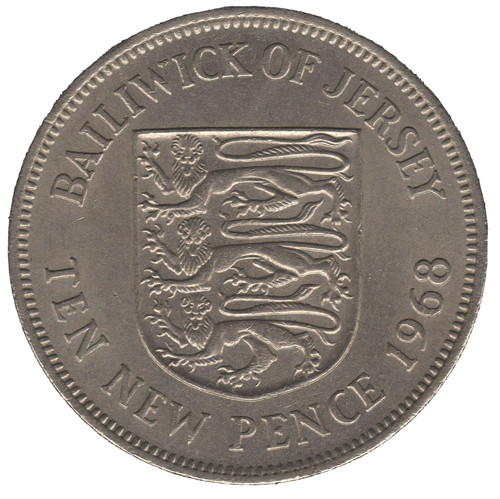 1968 jersey new pence - 1968, –