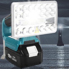 2000LM LED Work Light for Makita 18V LXT Li-ion Battery 18W Cordless Tool Light