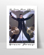 GRACE JONES A3 Size Poster Slave To The Rhythm One Man Show