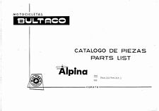 Bultaco Parts Manual Book