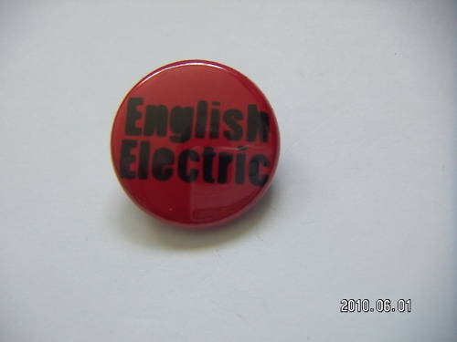 English electric badge - electric,