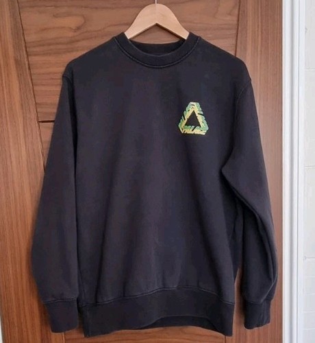 Palace black crew neck - palace,
