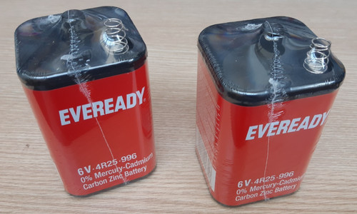Eveready 4r25 6v batteries - 4r25,