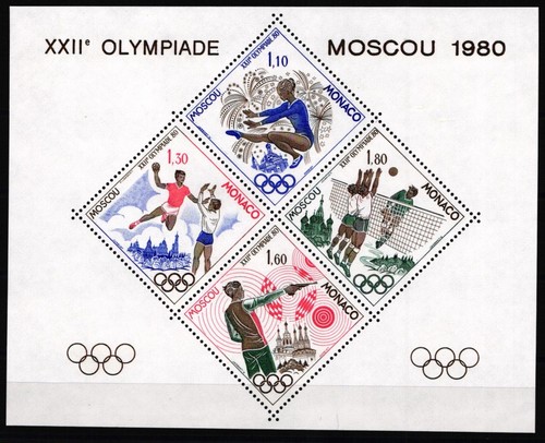 Monaco 1415 1418 mnh - monaco,