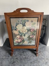 Antique Fire Screen Flower