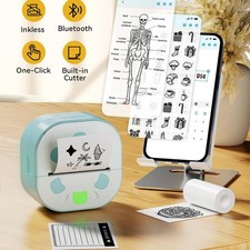 Mini Sticker Printer Pocket Label Maker Machine Portable Sticker Maker Mini