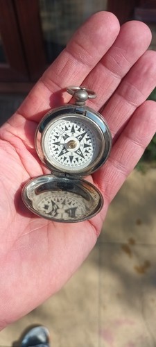 Ww1 silver plated metal - silver,