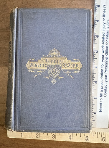Effie wingate work book - "effie, wingate’s