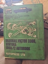 Vauxhall Victor 3300 ventora 1968-72 Autobook by Autopress ltd