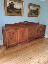 Reproduction Wooden Ornate Carved Sideboard