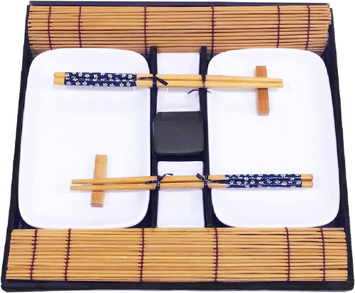 10pc porcelain sushi - porcelain,