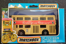 K-15 Matchbox Berlin MATCHBOX Bus BUS Superkings BERLIN K15 LONDONER Berlin Bus