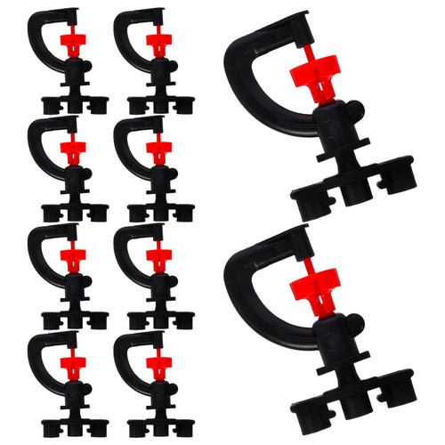10pcs black micro sprinkler - black,