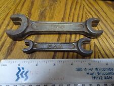 Vintage 4 Way BSA Spanners x 2