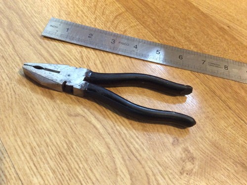 Vintage crossover pliers - crossover,